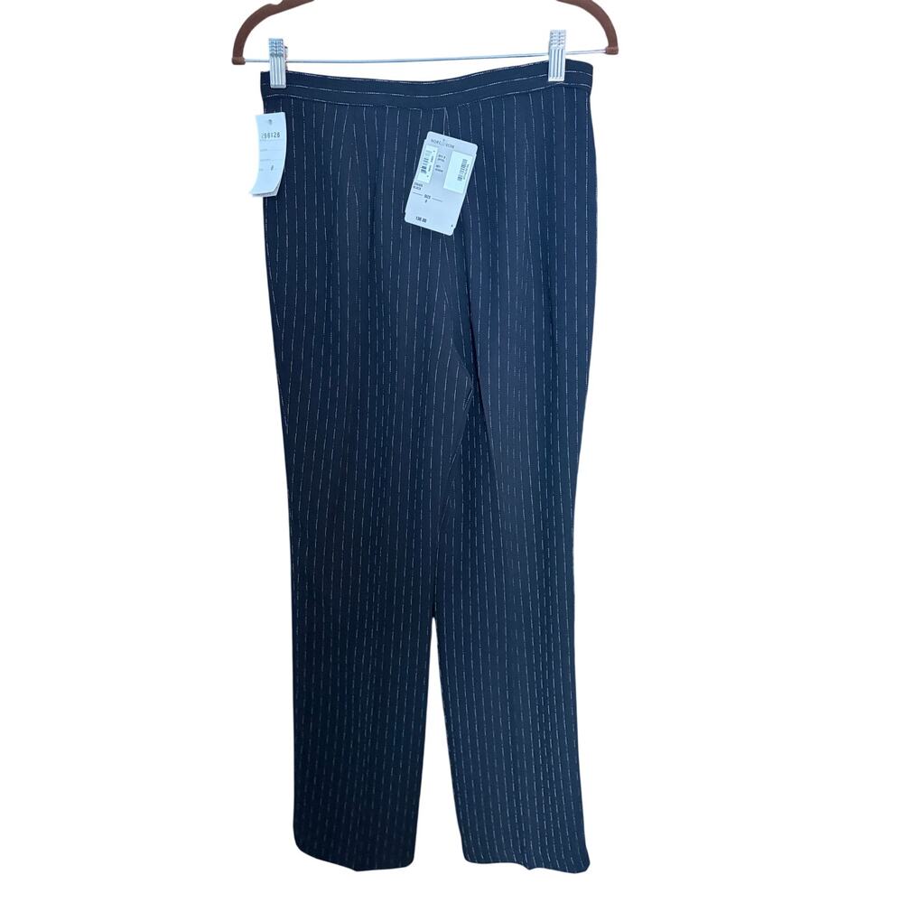 Alberto Makali Women's Size 8 NWT Pinstripe Dress Pants Straight Leg Career Work